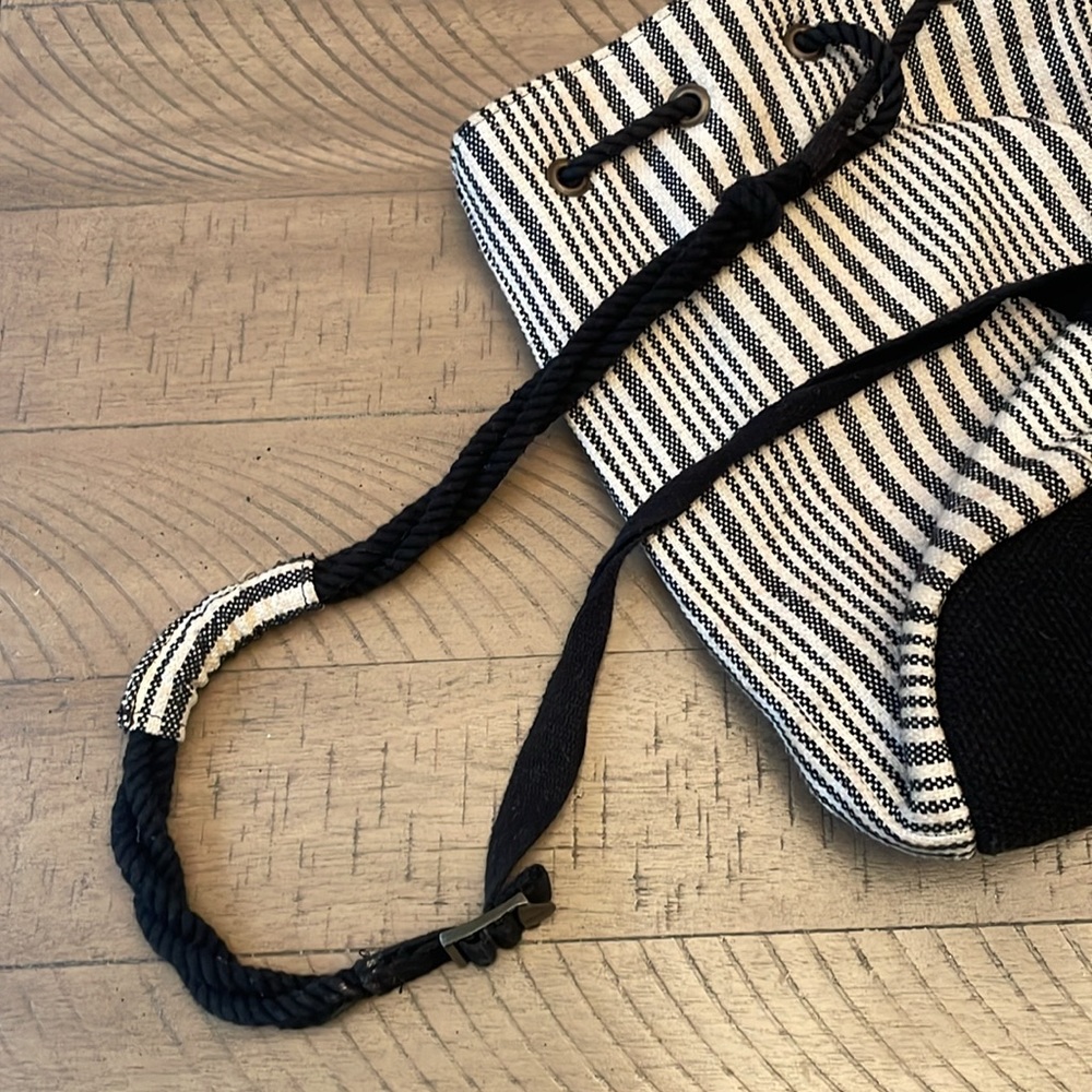 Universal Thread Black And White Boho Beach Sling… - image 3